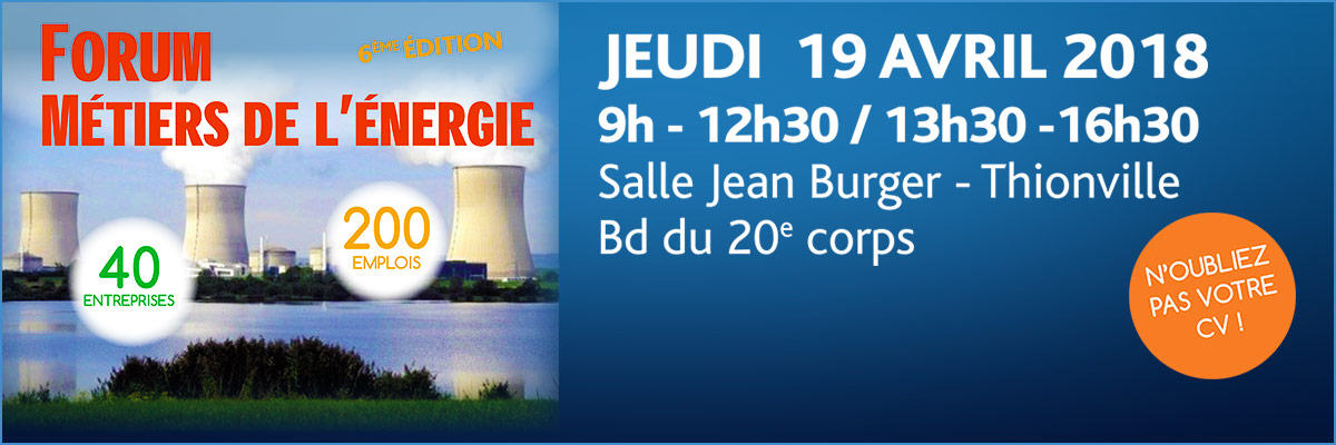 Forum des métiers de l'énergie - Thionville