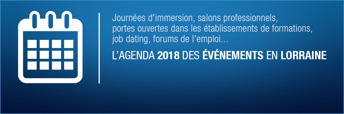 Agenda des manifestations 2018 (salons des métiers, job dating...)